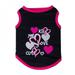 Wisremt Dog Shirt Summer Pet Shirt Letter Print Vest Chihuahua French Bulldog Dog Supplies Dog Shirt Puppy Accessories Black