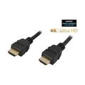 Nippon Labs HDMI-HS-3 3 ft. HDMI 2.0 Male to Male High Speed Cable with Ethernet Channel Black