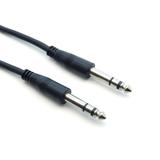 6 feet 1/4 Inch TRS Stereo Male to 1/4 Inch Stereo Male 28AWG Patch Cable for Electric Instruments (Guitar Keyboard Amplifier Speakers Synthesizers)