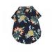 Naturalour Pet Dog Hawaiian T-Shirts Cat Summer Beach Thin Vest Shirt Floral Printed Tops