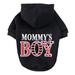 Baywell Dog Hoodie for Small Dogs Boy Black Puppy Sweatshirts Fleece Doggie Sweaters Winter Dog Clothes Male Pet Cat Pup Warm Clothing Outfit for Yorkie Chihuahua Black M