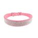 Alvage Rhinestone Dog Collar Cute Dazzling Sparkling Soft Suede Leather Dog Cat Rhinestone Collar Crystal Diamond Pet Dog Puppy Collar