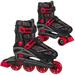 Roller Derby Boy s Youth Sprinter 2-in-1 Quad Roller and Inline Skates Combo Black/Red Size 12-2
