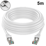 Cat6 Ethernet Cable Gigabit Flat Network LAN Cable with Cable Clips Snagless Rj45 Connectors for Computer/Modem/Router/X-Box Fast