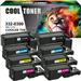 Cool Toner Compatible Toner Replacement Printers Ink for Dell C1660W Use for Dell 332-0399 332-0400 332-0401 332-0402 2 *Black+2 *Cyan+2 *Magenta+2 *Yellow 8-Pack