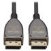 Tripp Lite P580F3-20M-8K6 DisplayPort Fiber Active Optical Cable M/M Black 20 m (65 ft.) - 65.62 ft Fiber Optic A/V Cable for Audio/Video Device Digital Signage Player Gaming Console Home Theate