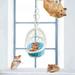 Swing Bird Cage Hammock Hamster Garden Decoration Parrot Basket Cradle Weaving Bird Nest Hammock