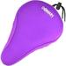Domain Cycling Bike Seat Cushion - Ultimate Comfort Fits Most Exercise Indoor and Outdoor Road Bikes Padded Gel Bike Seat Cover - Make Your Seat Comfortable 10.5â€�x7â€� (Purple)