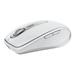 Logitech MX Anywhere 3 - Mouse - laser - 6 buttons - wireless - Bluetooth 2.4 GHz - USB wireless receiver - pale gray