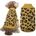 Soft Cozy Pet Clothes Pet Leopard Sweater Clothes Warm And Soft Knitted Clothes Small Dog Autumn Winter Pet Clothe