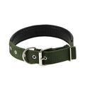 YUEHAO Pet Supplies Dog Collar Adjustable Nylon Dog Collar Heavy Duty Metal Buckle Dog Collar Traction Collar Army Green
