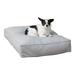 Happy Hounds Casey Indoor/Outdoor Pillow Style Dog Bed Heather Small (36 x 24 in.)