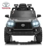 12V Ride On Truck Toyota Tacoma Electric Car for Girls Boys Kids Ride on Cars with Remote Control LED Lights MP3 Player and Horn Battery Operated Cars for Kids Gray