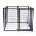 5 x 5 x 4 ft. Dog Kennel Heavy Duty Pet Playpen Chain Link Dog Exercise Pen Cat Fence