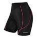 Lixada Women Bike Padded Shorts Cycling 3D Padded Underwear Padding Riding Shorts Biking Underwear Shorts (The size is small please choose 2 sizes bigger)