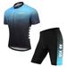 Carevas Men s Summer Short Suits Cycling Set Cycling Jersey with 5D Padded Riding Shorts Quick Dry Breathable Cycling Jersey Set for Outdoor Sport Cycling Biking