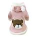 Deepwonder Pet Dog Costume Cute Animal Printed Hooded Pet Coat Cotton Soft Pullover Dog Shirt Jacket Sweatshirt Cat Sweater Pets Clothing Outfit