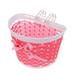 Kids Bike Basket Ages 3-12 Kid s Bike Basket Kids Bike Accessories 6 x 5.5 x 5.3inch Red