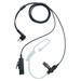 2-Wire Acoustic Tube Surveillance Earpiece Headset for Motorola MV12C Two Way Radio
