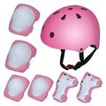 Binpure 7Pcs Kids Safety Helmet Knee Elbow Pad Sets For Cycling Skate Bike Roller Protector Children Girls Boys Outdoor Sports Safety