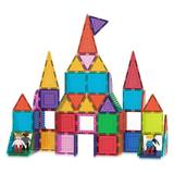 PicassoTiles 63 Piece Magnetic Building Blocks Toy Set Magnet Building Tiles PTL63 Multicolor