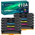 10-Pack Compatible Toner Replacement for HP CF411A CF412A CF413A Color LaserJet Pro MFP M477fnw M477fdn M477fdw M377dw M452dw M452nw M452dn Printer 4x Black 2x Cyan 2x Magenta 2x Yellow