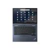 Lenovo ThinkPad C13 Yoga Gen 1 Chromebook 20UX - Flip design - AMD Athlon Gold - 3150C / up to 3.3 GHz - Chrome OS - Radeon Graphics - 4 GB RAM - 32 GB eMMC - 13.3 IPS touchscreen 1920 x 1080 (Full HD) - Wi-Fi 5 - abyss blue
