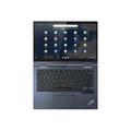 Lenovo ThinkPad C13 Yoga Gen 1 Chromebook 20UX - Flip design - AMD Athlon Gold - 3150C / up to 3.3 GHz - Chrome OS - Radeon Graphics - 4 GB RAM - 32 GB eMMC - 13.3 IPS touchscreen 1920 x 1080 (Full HD) - Wi-Fi 5 - abyss blue