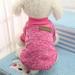 Pet Dog Sweater Chihuahua Clothes Classic Sweater Fleece Sweater Clothes Warm Sweater Winterï¼ˆRose Red-Sï¼‰