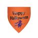 1 Pack Halloween Dog Bandanas Triangle Pet Scarfs Washable Pet Neckerchief Dog Bibs Pumpkin Pattern Washable Bandanas