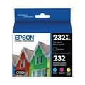 EPSON 232 Claria Ink High Capacity Black & Standard Color Cartridge Combo Pack (T232XL-BCS) Works with WorkForce WF-2930 WF-2950 Expression XP-4200 XP-4205