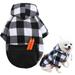 New Pet Outdoor Vest Clothes Plaid Zipper Pocket Weiwang Size Dog Clothes Cat Pet Clothes Autumn And Winter New Supplies Chest Strap