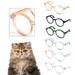 Happy Date Funny Cute Dog Cat Retro Fashion Sunglasses Mosaic Glasses Transparent Eye-wear Protection Puppy Cat Teacher Bachelor Cosplay Glasses Pet Photos Props