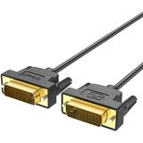 DVI to DVI Cable 6FT QGeeM DVI-D 24+1 Dual Link Male to Male Digital Video Cable Support 2560x1600 for Laptop Gaming DVD Laptop HDTV and Projector