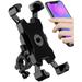 Bike Phone Mount Easy Install and Quick Release Bicycle -Handlebar Clip for Bicycle Scooter-Motorcycle Handlebar Phone Mount Bike Phone Holder for iPhone and More 4.7-6.8 inch Cell Phone (Black)