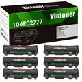 Victoner Compatible Toner for Xerox 106R02777 Used for Xerox Phaser 3052 3260 3260DNI WorkCentre 3215 3225 Printer (Black 6-Packï¼‰