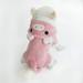 Cute Small Dog Clothes Costume Girl Pink Pig Puppy Clothes Hoodie Warm Coat Apparel Outfits