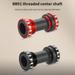 AURORA TRADE Hollow Crankset Bottom Bracket Built-in Spring Aluminium Alloy High Hardness Screw-in Bottom Bracket for MTB Road Bike Bottom Bracket