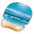 1PACK Fellowes 9179301 Mousepad w/Wrist Support Sandy Beach