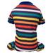 Pet Onesie Dog Pajamas Dog Clothing Soft Puppy Shirts Pet Striped Clothes Breathable Pet Sweatshirt Dog Sleep Clothes Cat Pajamas