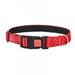 Apocaly Reflective Dog Collar Soft Neoprene Padded Breathable Nylon Pet Collar Adjustable for Large Dogs Red L