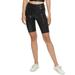 Calvin Klein Womens Performance Metallic-Print High-Waist Bike Shorts