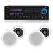 Technical Pro RX55URIBT Home Theater Receiver+(4) 5.25 White Ceiling Speakers