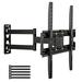 UWR-Nite TV Wall Mount Swivel and Tilt for Most 32-65 Inch TV TV Mount Perfect Center Design Full Motion TV Mount Bracket with Articulating Arm up to VESA 400x400mm 77 lbs