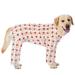 BT Bear Dog Summer Jumpsuit Pjs Camouflage Printing Sunscreen Cooling Dog Onesie chilly Jumpsuit Shirt Anti-Hair Apparel for Medium Large Dogs Strawberry 30