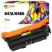 Toner Bank Compatible Toner Cartridge Replacement for HP 647A/648A CE262A High Yield (Yellow 1-Pack)