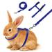 1pc Adjustable Rabbit Walking Leash Cat Walking Harness Nylon Leash Pet Safety Running Jogging Harness