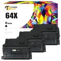 Toner Bank Compatible Toner Cartridge Replacement for HP CC364X LaserJet P4015n P4015x P4515n P4515x Laser Printer Ink (Black 3-Pack)
