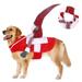 SPRING PARK Santa Dog Costume Christmas Pet Riding Clothes Winter Hoodie Coat Clothes for Dog Pet Clothing Cosplay Puppy Costume