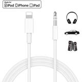 [Apple MFi Certified] iPhone Aux Cord for Car Lightning to 3.5mm Audio Stereo Cable Compatible for iPhone 11/11 Pro/XS/XR/X 8 7 3.3ft Male Audio Adapter for Car Home Stereo &Headphone Support iOS 13